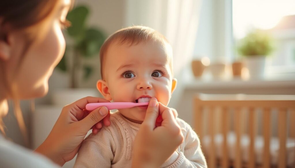 Quand brosser les dents de bébé ?
